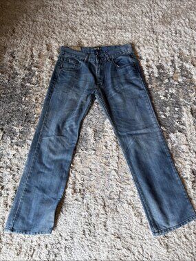 F.U.S.A.I. 1997 100% Cotton Faded Denim Jeans Blue Men’s 32x30